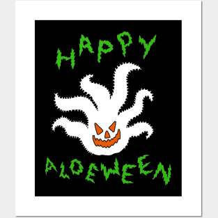 Happy Aloe-ween Halloween Posters and Art